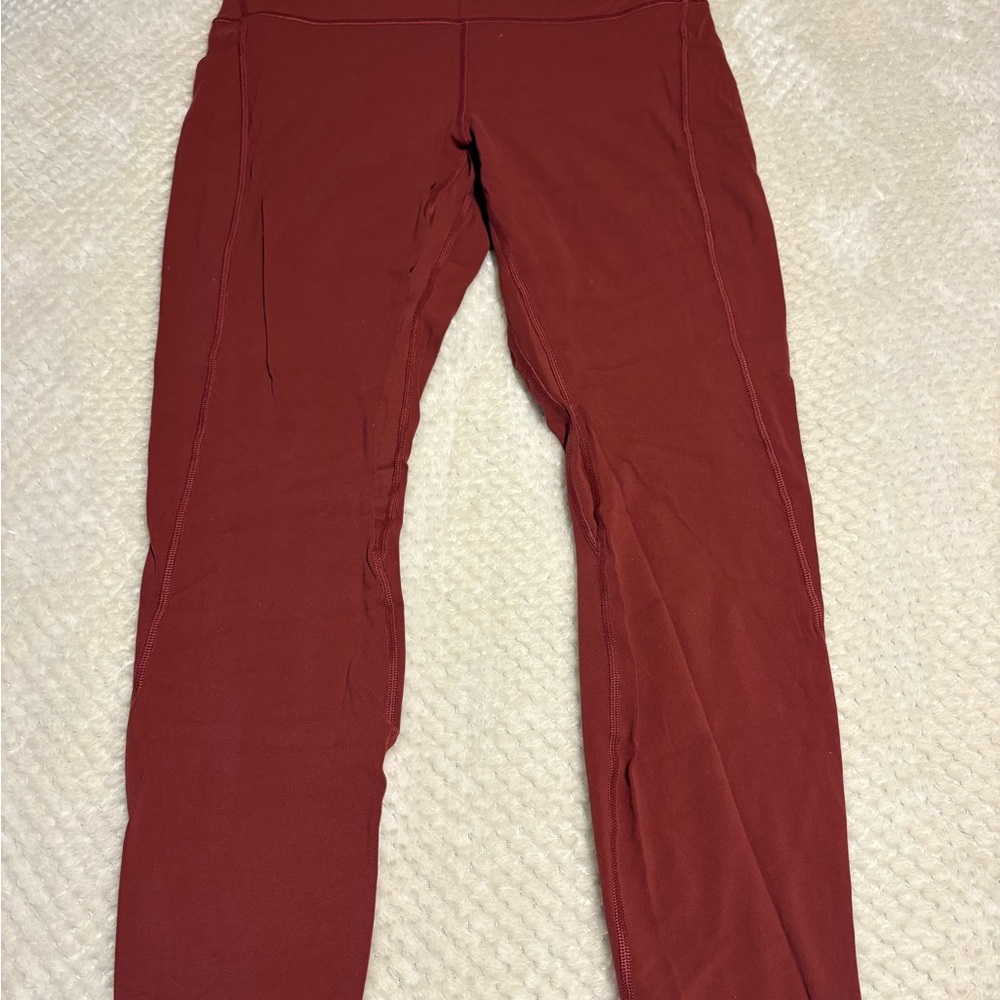 Lululemon Align Rust Red Leggings